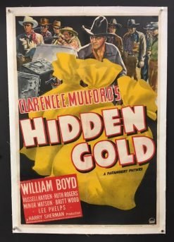 Hidden Gold (1940) - Original One Sheet Movie Poster