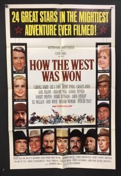 How the West Was Won (1963) - Original One Sheet Movie Poster
