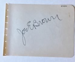 Joe E. Brown / Betty Hutton Autograph