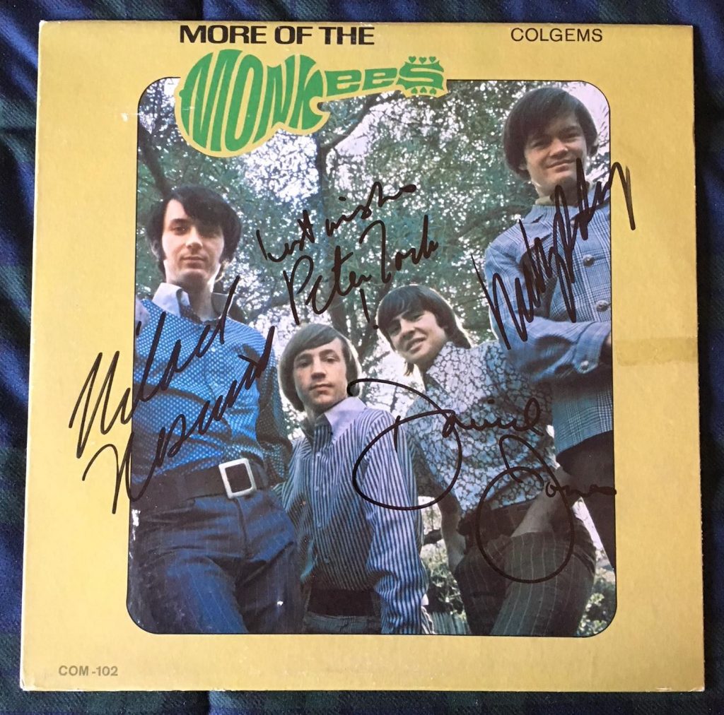 The Monkees Album Autograph - Hollywood Movie Posters