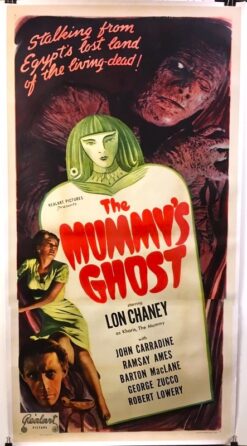 The Mummy's Ghost (R1953) - Original Three Sheet Movie Poster