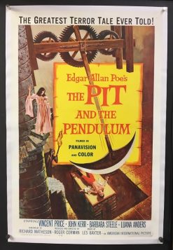 The Pit and the Pendulum (1961) - Original One Sheet Movie Poster