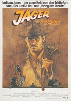 Raiders Of the Lost Ark (1981) - Original German Movie Poster