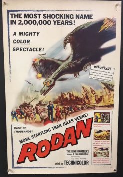 Rodan (1957) - Original One Sheet Movie Poster