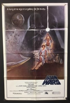 Star Wars (1977)- Original One Sheet Movie Poster