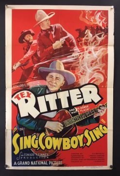 Sing, Cowboy, Sing (1937) - Original One Sheet Movie Poster
