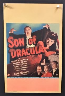 The Son Of Dracula (1943) - Original Window Card Movie Poster