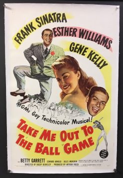 Take Me Out To the Ballgame (1949) - Original One Sheet Movie Poster