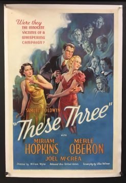 These Three (1936) - Original One Sheet Movie Poster