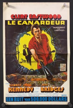 Thunderbolt and Lightfoot (1974) - Original Belgian Movie Poster