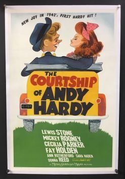 The Courtship Of Andy Hardy (1942) - Original One Sheet Movie Poster