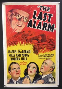 The Last Alarm (1940) - Original One Sheet Movie Poster
