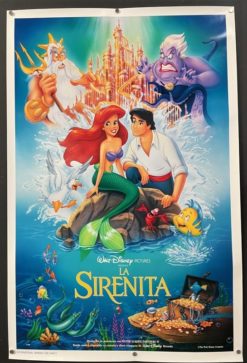 The Little Mermaid (1989) - Original Disney One Sheet Movie Poster
