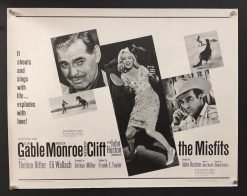 The Misfits (1961) - Original Half Sheet Movie Poster