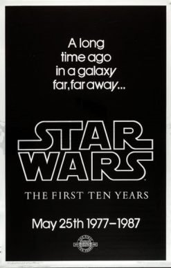 Star Wars, The First Ten Years (1987) - Original One Sheet Movie Poster