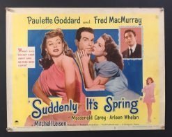 Suddenly It's Spring (1946) - Original Half Sheet Movie Poster