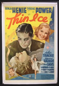 Thin Ice (1937) - Original One Sheet Movie Poster