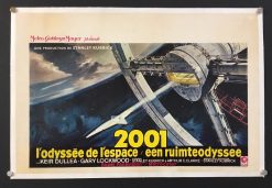 2001, A Space Odyssey (1968) - Original Belgian Movie Poster