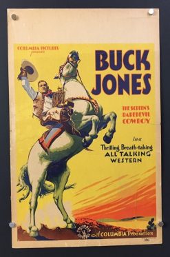 Buck Jones (1932) - Original Window Card Movie Poster