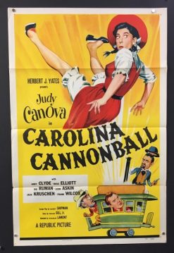 Carolina Cannonball (1955) - Original One Sheet Movie Poster