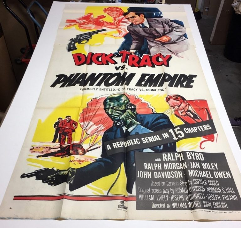 Dick Tracy VS. Phantom Empire (1952) – Original Three Sheet Movie ...