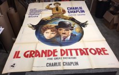 The Great Dictator (R1960) - Original Italian Movie Poster