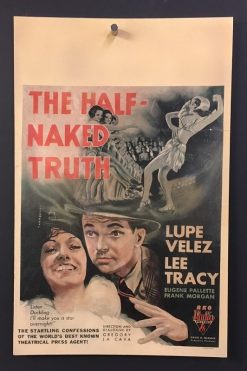 The Half-Naked Truth (1932) - Original Window Card Movie Poster