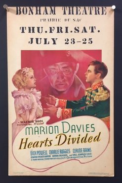 Hearts Divided (1936) - Original Window Card Movie Poster
