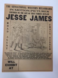 Jesse James (1921) - Original Promotional Movie Poster