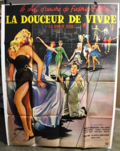 La Dolce Vita (1960) - Original French Movie Poster