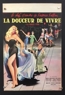 La Dolce Vita (1960) - Original French Movie Poster