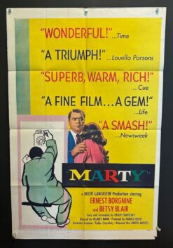 Marty (1955) - Original One Sheet Movie Poster