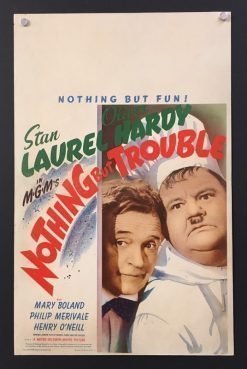 Nothing But Trouble (1945) - Original Window Card Movie Poster