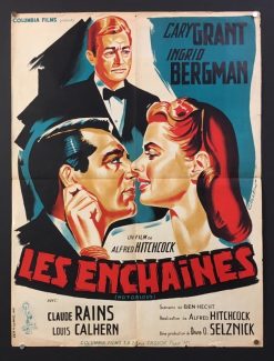 Notorious (R1954) - Original French Movie Poster