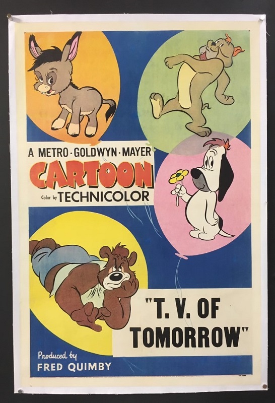 MGM Cartoon, . Of Tomorrow (1953) – Original One Sheet Movie Poster –  Hollywood Movie Posters