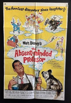Absent Minded Professor (1961) - Original One Sheet Movie Poster