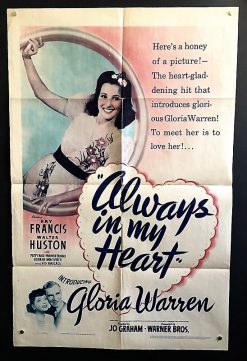 Always In My Heart (1942) - Original One Sheet Movie Poster