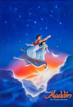 Aladdin (1992) - Original Disney Advance One Sheet Movie Poster