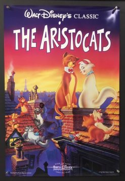 Aristocats (R1993) - Original Disney One Sheet Movie Poster