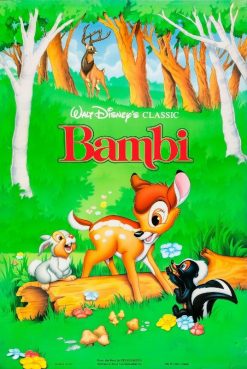 Bambi (R1993) - Original Disney One Sheet Movie Poster