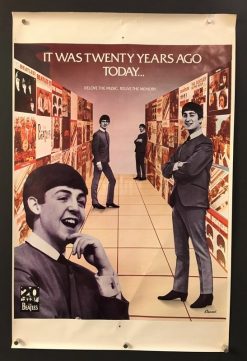 The Beatles 20th Anniversary Capitol Records (1980's) - Original Un-Cut Proof