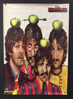 The Beatles, Apple Records Poster - Very Rare (1983) - Original