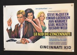 Cincinnati Kid (1965) - Original Belgian Movie Poster