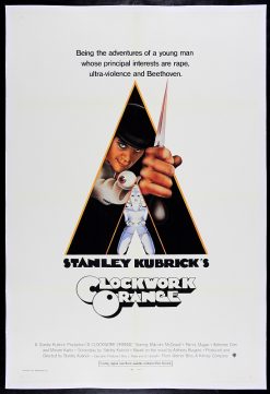 Clockwork Orange (1971) - Original One Sheet Movie Poster