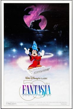 Fantasia 50th Anniversary (R1990) - Original Disney One Sheet Movie Poster