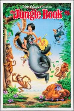Jungle Book (R1990) - Original Disney Mini Movie Poster