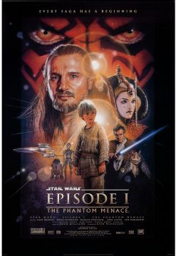 Star Wars, Episode 1 Phantom Menace (1999) - Original One Sheet Movie Poster