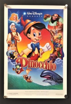 Pinocchio (R90's) - Original Disney Mini Movie Poster
