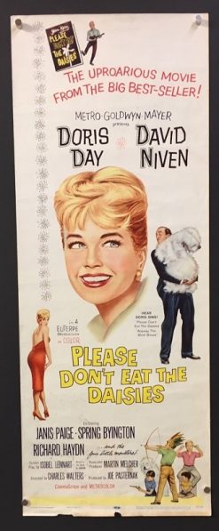 Please Don't Eat the Daisies (1960) - Original Insert Movie Poster