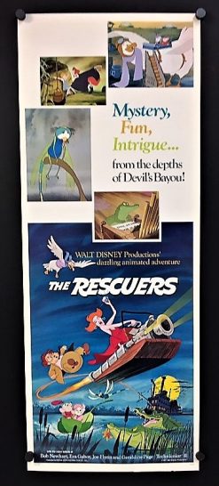 The Rescuers (1977) - Original Disney Insert Movie Poster